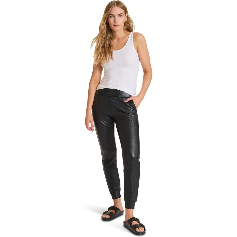 Commando Faux Leather Jogger in Limited Release Black S NWOT